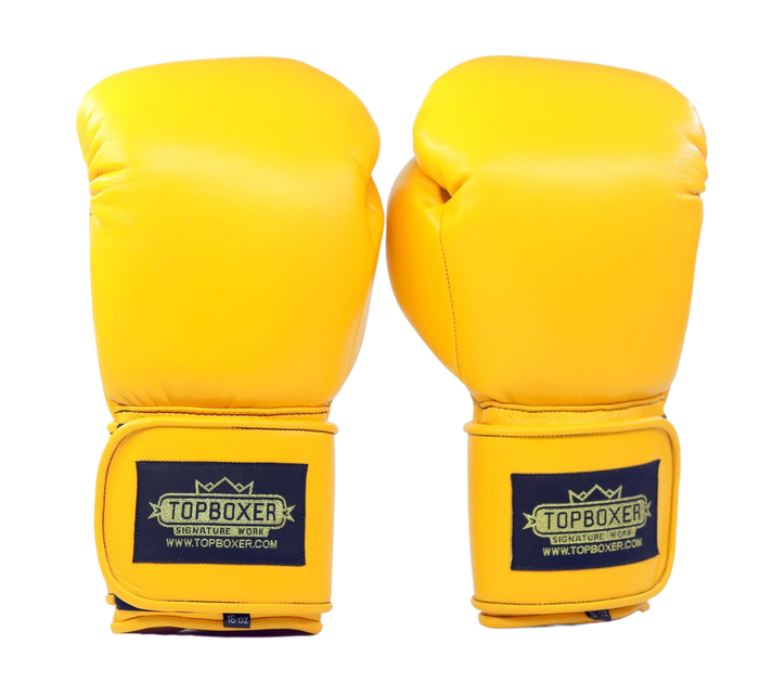 TopBoxer Win1 Yellow Boxing Gloves – TopBoxer Custom Boxing Equipment
