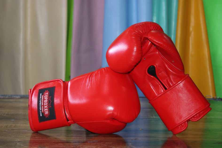 TopBoxer Win1 Red Boxing Gloves TopBoxer Custom Boxing Equipment