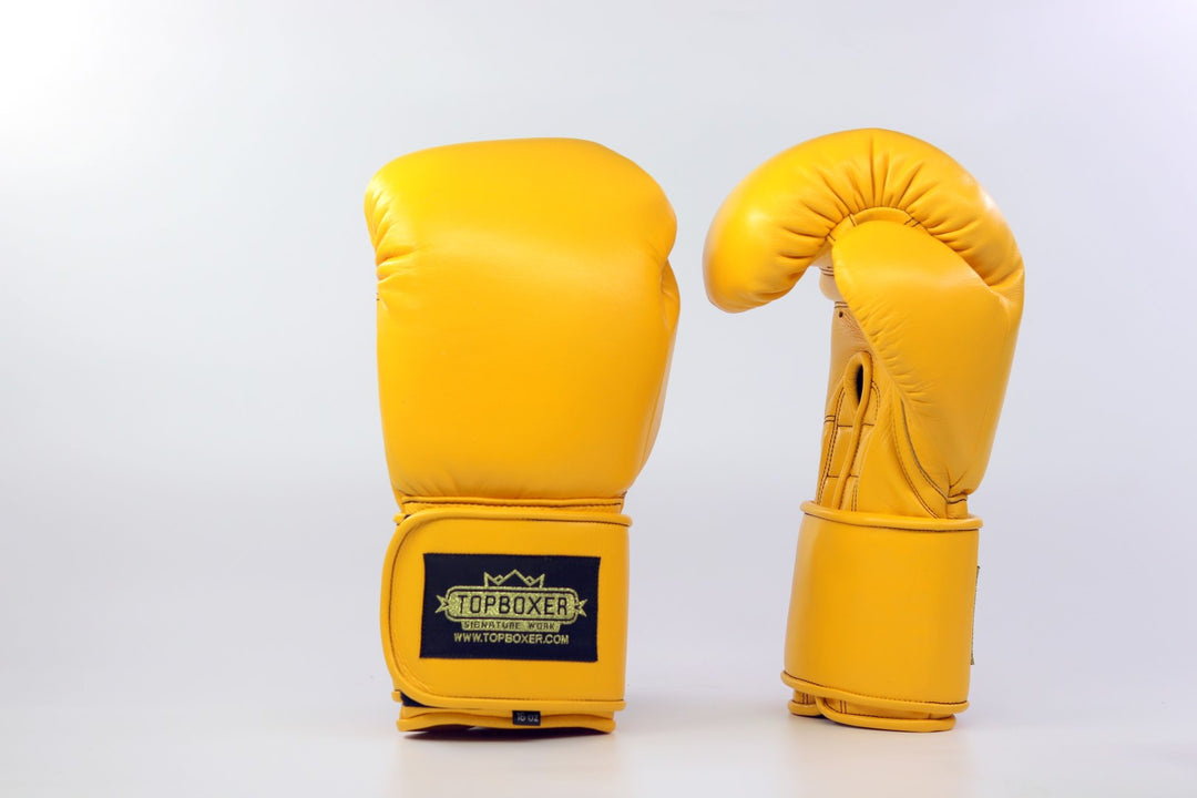 TopBoxer Win1 Yellow Boxing Gloves – TopBoxer Custom Boxing