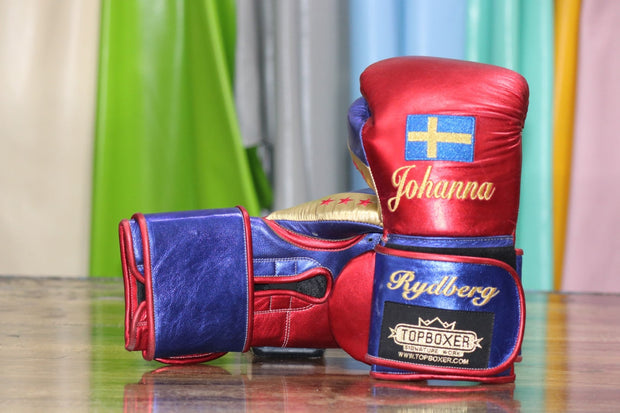 SALE: Win1 12oz Velcro Metallic Red