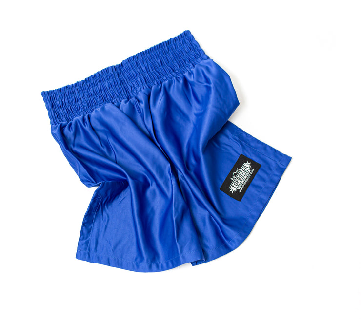 Vipers Boxing Trunks Blue Boxing Shorts – TopBoxer Custom Boxing Equipment