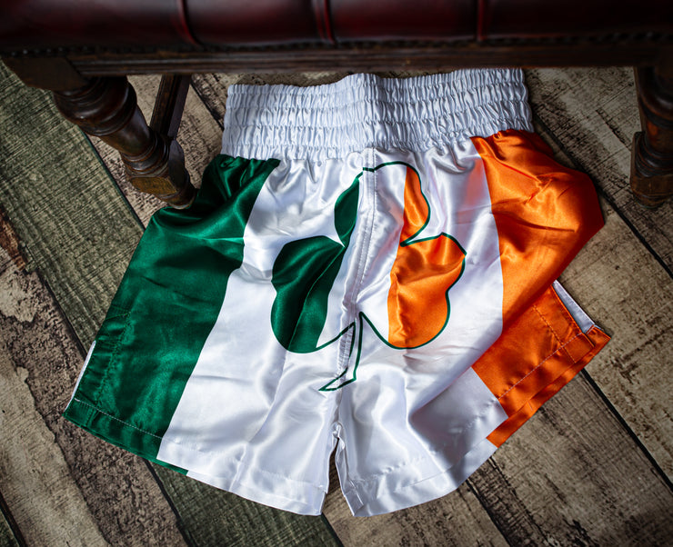 boxing gear ireland Irish Flag Boxing Shorts – TopBoxer Custom Boxing Equipment