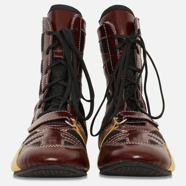 Viper Boxing Boots (Maroon)