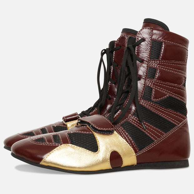 Viper Boxing Boots (Maroon)