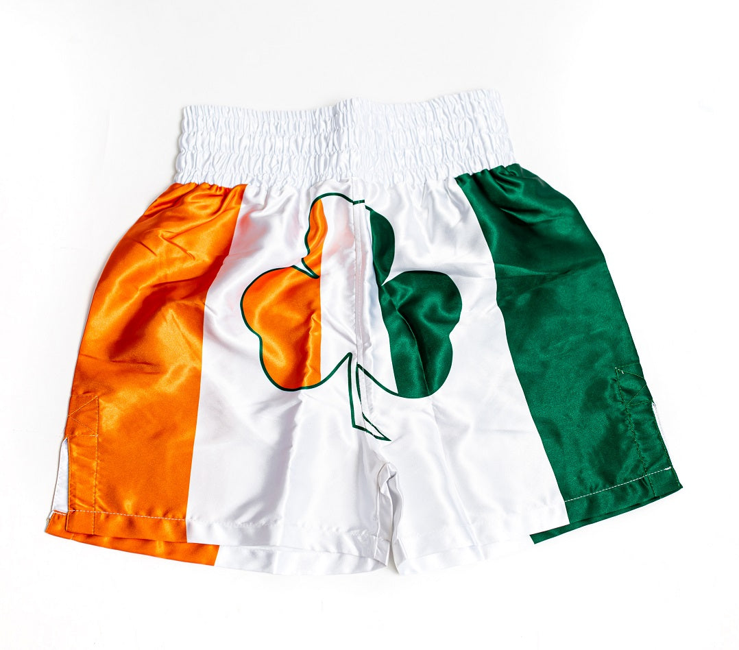 boxing gear ireland Irish Flag Boxing Shorts – TopBoxer Custom Boxing Equipment