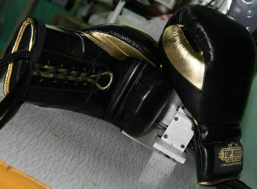TopBoxer Win1 Black/Gold Boxing Gloves – TopBoxer Custom Boxing
